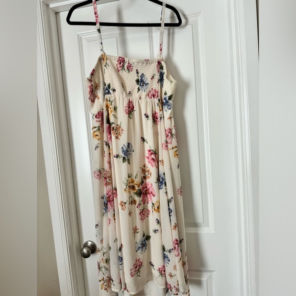 Torrid floral chiffon midi 2x - Picture 3 of 5